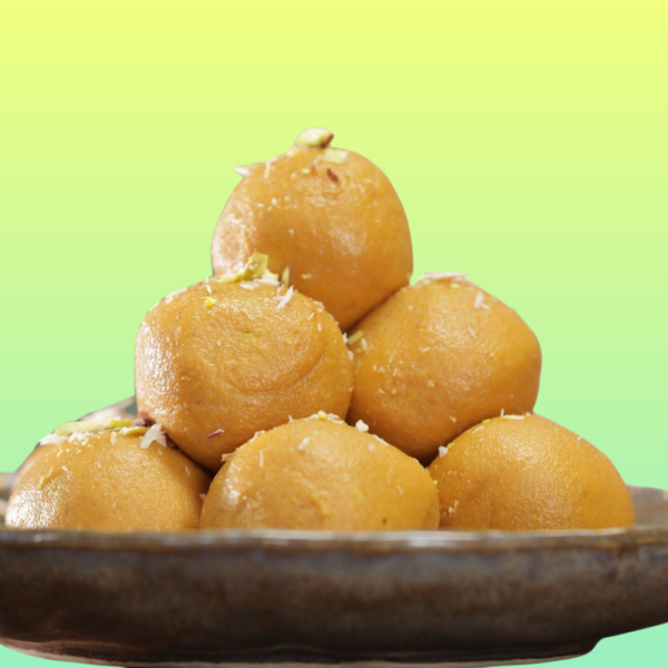 Golden Delight (Besan Ladoo)